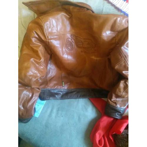 Veste cuir best sale armani femme